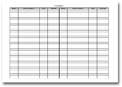 Bookkeeping Template