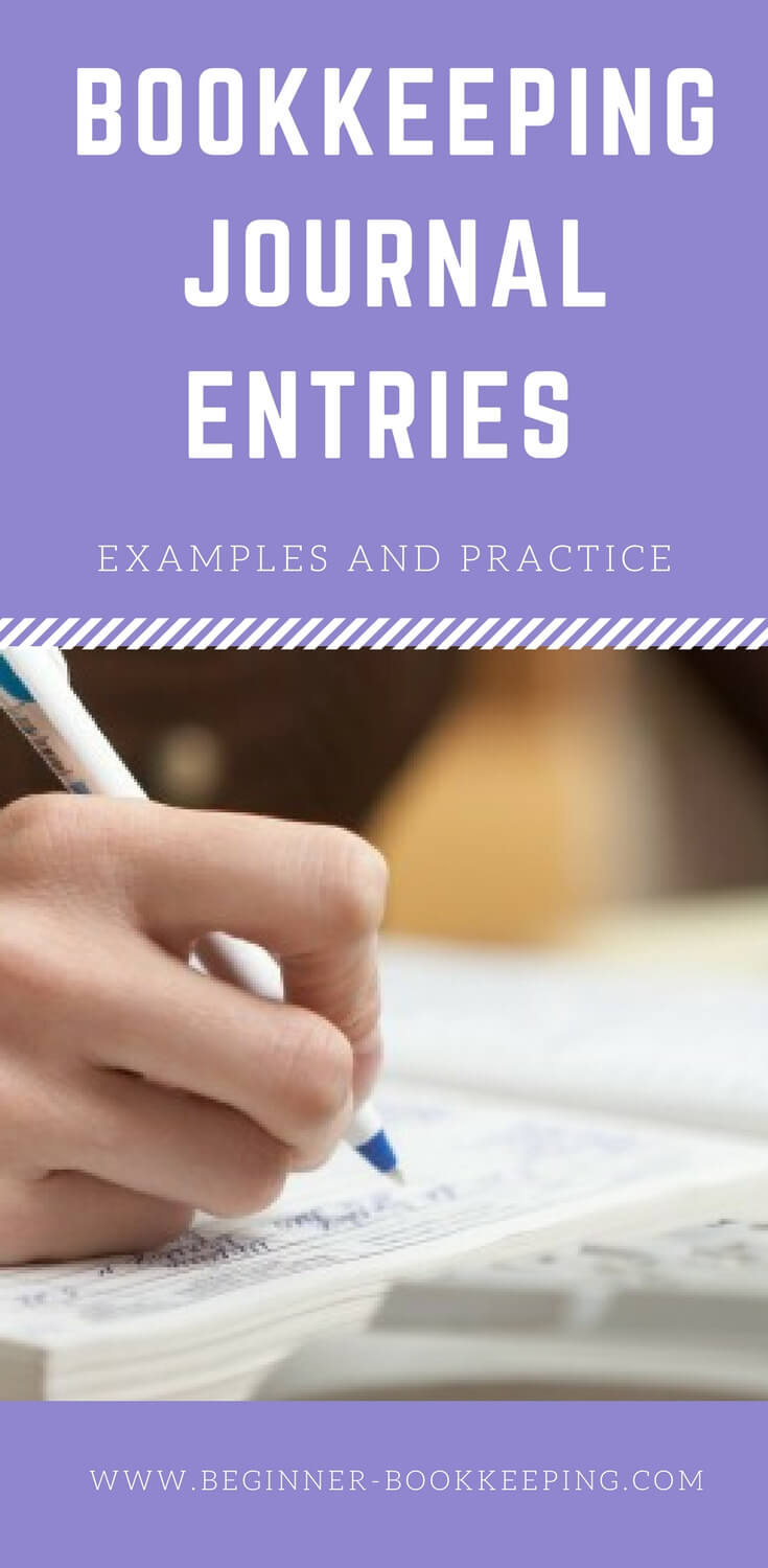 Journal Entries Examples For Bookkeeping Journals